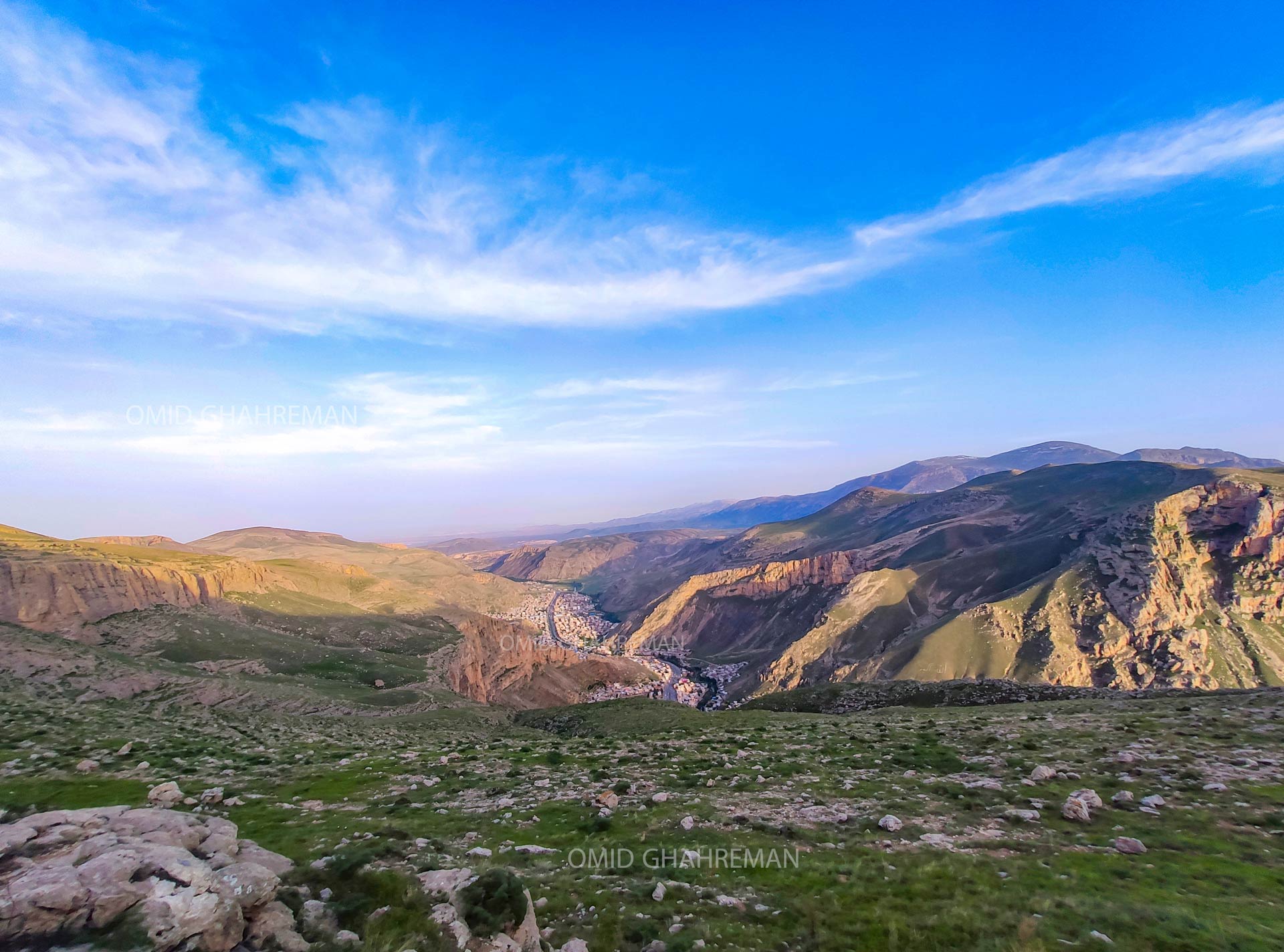 شهر از ارتفاعات  Maku County Between Sabad & Qayeh
