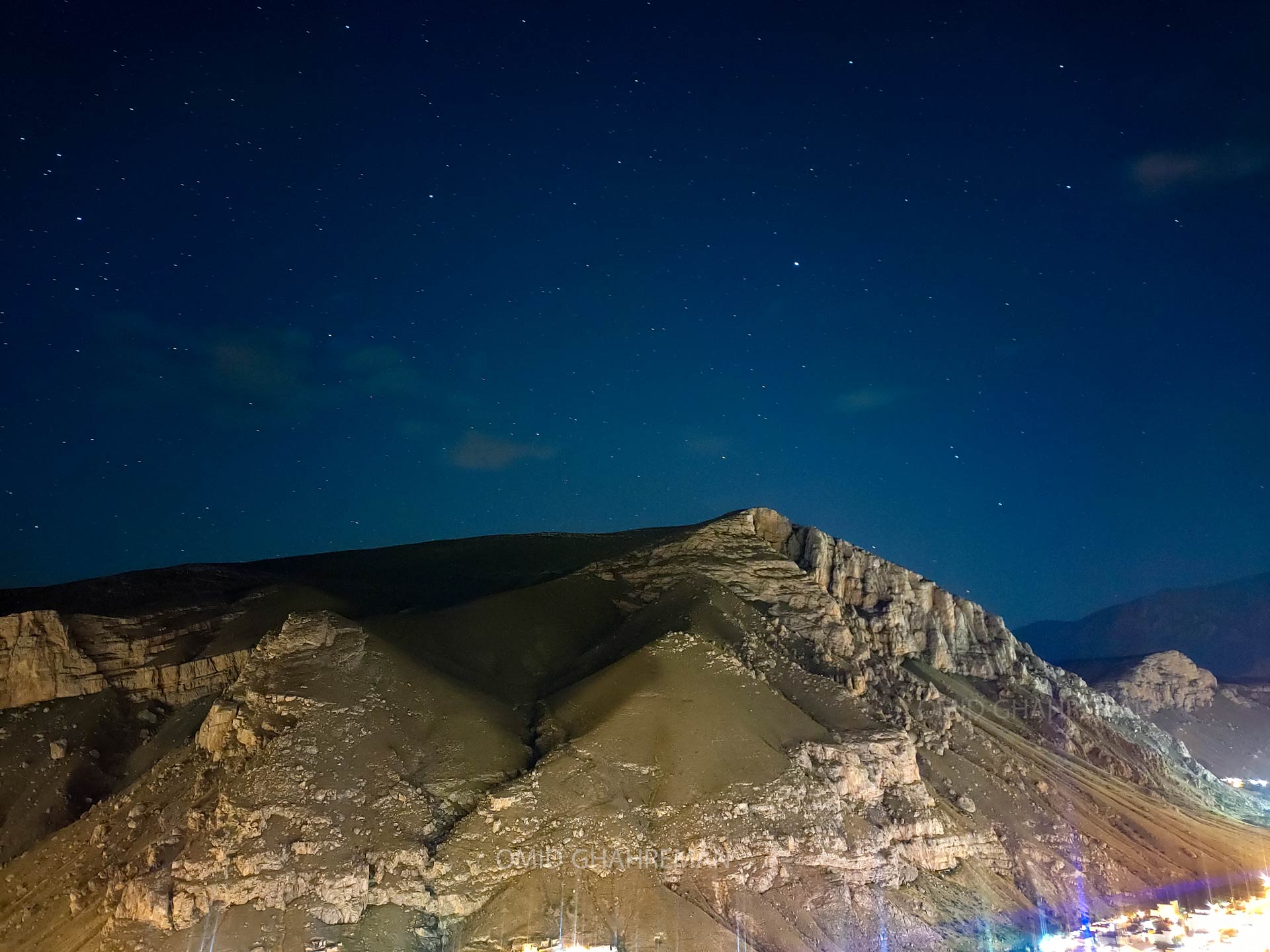 کوه سبد و ستارگان در شب های ماکو